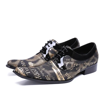 Men Square Toe Classic natūralios odos batai suvarstomi laiškais suknelė oksfordo batai vyrams Verslo vestuviniai bateliai