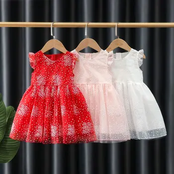 Mergaitės suknelė 1-4 metų mergaitė Vasaros suknelė Miela drugelio forma Saldus mielas stilius Mažylis Mergaitė Suknelės Vasariniai drabužiai