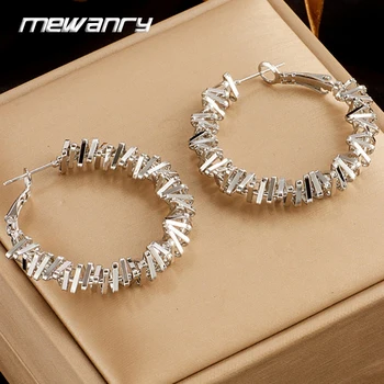 Mewanry 316L Netaisyklingi geometriniai auskarai moterims Perdėta minimalistinė elegantiška neišblukusi vakarėlio papuošalų dovana