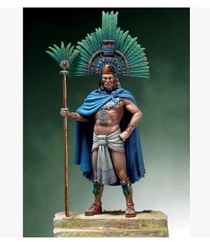 Moctezuma II,1520 54mm 1/32 Dervos modeliai geriausios kokybės dervos rinkiniai