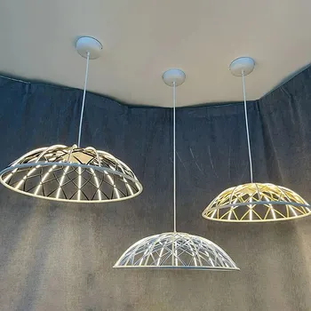 Modern Creative Lubų šviestuvas Pyntas Virvės pakabinamas šviestuvas Svetainės parduotuvė Restorano pakabinamos lempos Namų dekoracijos Blizgesys