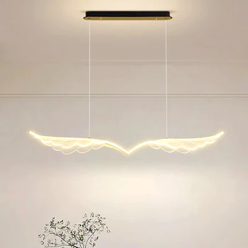Modernus pietinis valgomasis Pakabinami žibintai patalpų apšvietimas Lubų lempos kabantys šviestuvai vedė šviestuvus svetainei patalpų šviestuvasin
