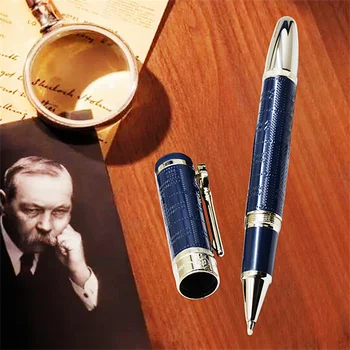 MOM prabangus rašytojo leidimas Seras Arthuras Conanas Doyle'as Riedučiai Tušinukai Didinamasis stiklas Apvalus dizainas MB Rašymo raštinės prekės