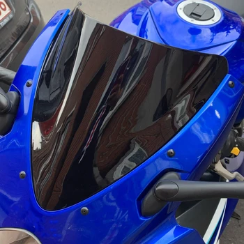 Motociklų lenktynių priekinis stiklas skirtas Suzuki GSXR 600 K6 GSX-R 750 2006 2007 GSXR750 GSXR600 Vėjo deflektoriaus dvigubas burbulas
