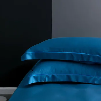 Natūralaus šilko pagalvių užvalkalai Vienspalviai vokiniai vokiniai pagalvės dėklai Pagalvės užvalkalas sveikam miegui 48x74