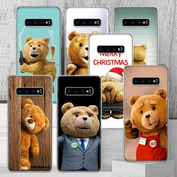 Naughty Cute Bear Funny Mascot Phone Case Shell, skirtas Samsung Galaxy S23 S22 Ultra S21 Plus S20 FE S10 Lite S10E S9 S8 + S7 Edge C