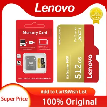 Nauja Lenovo Micro TF SD kortelė 512GB originali A2 atminties kortelė 128GB didelės spartos V30 TF kortelė 256GB 1TB 2TB Nintendo Switch žaidimui