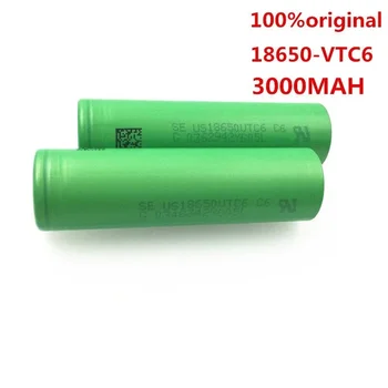 Nauja originali 3,7 V 3000 MAH 18650 baterija us18650 Sony VTC6 30A žaislų įrankiai žibintuvėlio baterija+USB įkroviklis
