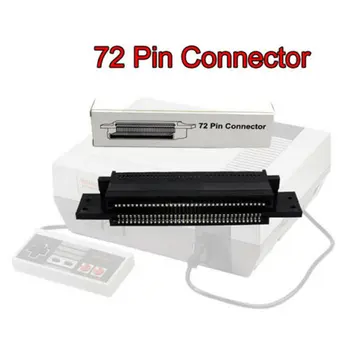 Naujas 72 kontaktų jungties adapteris NES žaidimo pakaitinei daliai Nešiojamesnis Draugiškas kelionėms Kietas ir patvarus