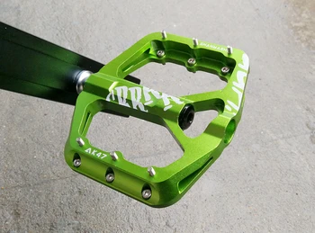 Naujas itin lengvas CNC aliuminio lydinio kalnų dviračio pedalas neslystanti MTB dviračio platforma DU guolio ašies pedalas MTB BMX dviračio pedalas