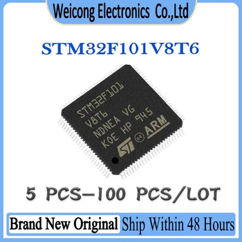 Naujas originalus STM32F101V8T6 STM32F101V8T STM32F101V8 STM32F101V STM32F101 STM32F STM32 STM IC MCU lustas LQFP-100