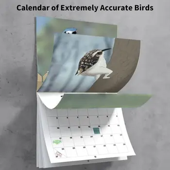 Naujųjų metų dovanos Itin tikslūs paukščiai Sieninis kalendorius Sieninis kalendorius Sieninis kalendorius 2024 kalendorius Laiko planavimas Ilgalaikis planavimas