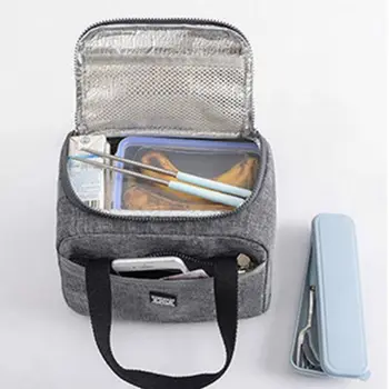 Nešiojama izoliuota priešpiečių dėžutė Pietų krepšys Aušintuvas Rankinė Maisto laikymo krepšys