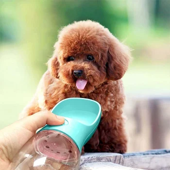Nešiojamas naminių gyvūnėlių šunų vandens butelis mažiems, vidutiniams dideliems šunų girdykloms, lauko kelioninio vandens dubenėlio dozatorius Tiektuvas Naminių gyvūnėlių produktas