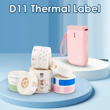 Niimbot etikečių ritinys, skirtas D110 D11 D101 terminių etikečių spausdintuvui vandeniui atsparus anti-alyvos lipdukas, skirtas mini etikečių gamintojui