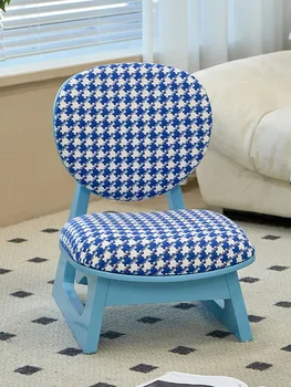Nordic Furniture Creative Learning Chair, Blue Living Room Backrest, Baby Stake, Tatami, Bay Window kėdė