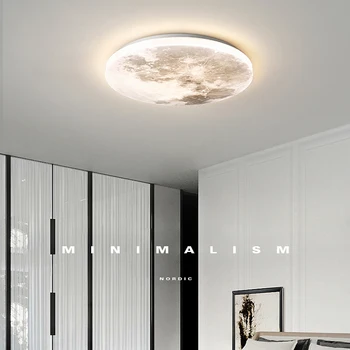 Nordic Modern Lubų LED šviestuvai lubiniai vonios šviestuvai Valgomojo apskriti šviestuvai Praėjimas Vidaus namų šviesa