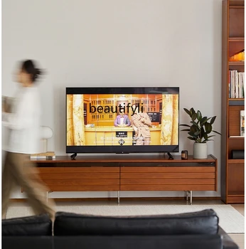 Nordic Solid Wood TV spintelė Mažas butas Spintelė Svetainės grindys Kavos staliukas TV spintelės derinys