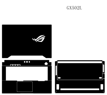 Odiniai nešiojamojo kompiuterio lipdukai, skirti ASUS ROG Zephyrus GX502L nešiojamam kompiuteriui Anglies pluošto vinilo apsauga