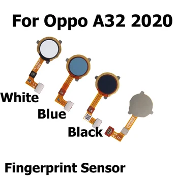 Original New for Oppo A15 A32 A53 2020 Fingerprint Sensor Touch ID Scanner Ribbon Connector Home Button Menu Flex Cable