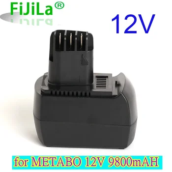 Originali 12V 4800Ah Ni-MH pakaitinio elektrinio įrankio baterija, skirta METABO 6.02151.50 BZ12SP BS 12 SP, BSZ 12, BZ 12 SP, SSP 12, ULA96