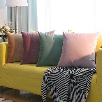 pagalvėlės užvalkalas Aksomo dekoravimo pagalvės sofai Svetainė Automobilis Housse De Coussin 45*45 Dekoratyvinės pagalvės Šiaurės šalių namų dekoras
