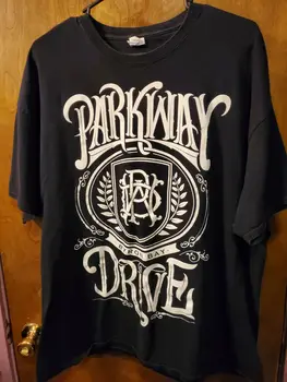 PARKWAY DRIVE vyriški marškinėliai 2XL Byron Bay Hard Core Black