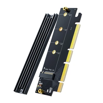 PCIE x16 į M.2 NVME SSD adapterio kortelę, skirtą M.2 NVME į PCIE X16 išplėtimo kortelę 64Gbps palaikymas 2230 2242 2260 228