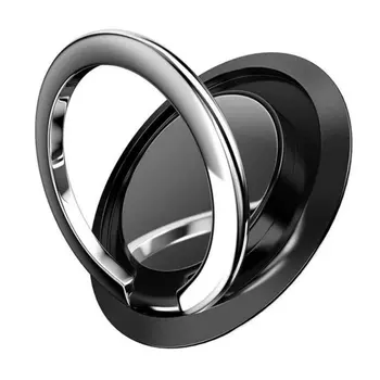 Piršto žiedo laikiklio rankena 360 Rotatable for Mobile Phone Magnetinis laikiklis Telefono nugaros lipdukas Universalus laikiklis