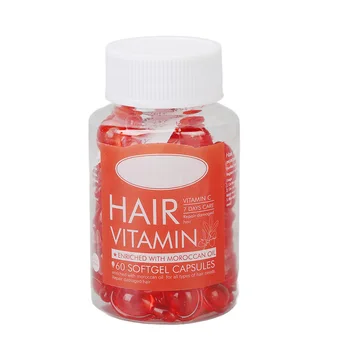 Plaukų gydymo aliejaus kapsulės, drėkinančios raudoną gilų maitinimą Sveikas Pagerinkite sausumą Plaukų priežiūros aliejaus kapsulės, skirtos švelniems plaukams