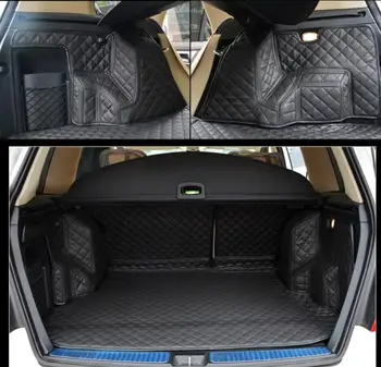 pluošto odinis automobilio bagažinės kilimėlis Mercedes-Benz GLK280 GLK300 glk350 GLK220 X204 2008 2009 2010 2011 2012 2008-2016 priedai