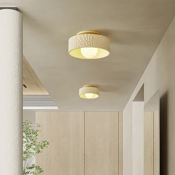 Prancūziškas minimalistinis rūbinės lubų šviestuvas Grietinėlė Vėjas Svetainė Prieškambario šviestuvas Kūrybinė nakvynės namai Namų LED lubų šviestuvas