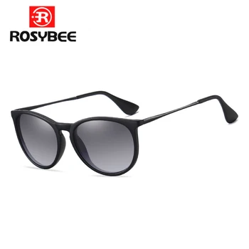 Prekės ženklo dizaineris Poliarizuoti ROSYBEE akiniai nuo saulės Moterys Vyrai Retro Vintage Cat Akių akiniai nuo saulės Moteriški mados veidrodiniai akiniai 4171 atspalvis