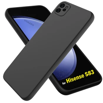 Protective Funda for Hisense S83 Soft Liquid Silicone Case for Hisense S83 Case Shock Proof Full Cover Capa with Silicone Strap