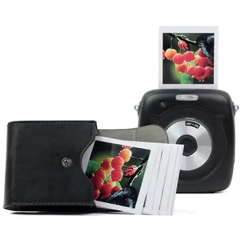 PU odinis nuotraukų laikymo krepšys Patvarus vandeniui atsparus retro fotoaparato nuotraukų dėklas Mini Instax nuotraukų maišelis kvadratiniam SP-3