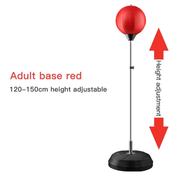 Reguliuojamas vertikalus bokso kamuolys Bokso perforatorius Vaikų bokso štampavimo krepšys pirštinės vertikali treniruotė