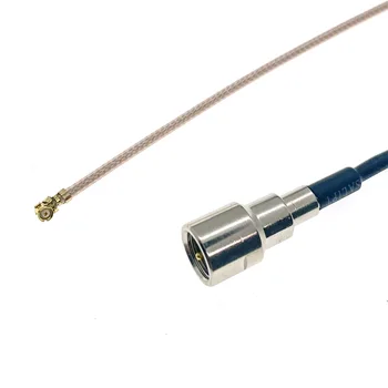 RG178 kabelis FME vyriškas į uFL/u.FL/IPEX-1 moteriška jungtis RF koaksialinė pigtail WIFI antenos plėtinys