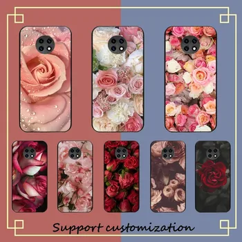 Rožės gėlių telefono dėklas, skirtas Samsung S 20 21 22 23 Plus Ultra Redmi Note 8 9 10 11 Skirta Huawei Y 5 6 9