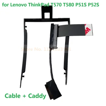 SATA HDD SSD kietojo disko kabelio jungtis Caddy laikiklio dėklo laikiklis, skirtas Lenovo ThinkPad T570 T580 P51S P52S 01ER034 450.0AB04.0001