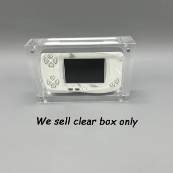 Skaidri magnetinė akrilo dėžutė STEBUKLŲ SWAN spalvos WSC žaidimų konsolės dangtelio apvalkalo dėžutė Išvalyti ekrano laikymo stovą