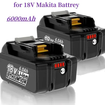 skirta 18V Makita 6000mAh BL1850 pakaitinė baterija Ličio jonų baterija BL1840 Bl1830 Bl1860