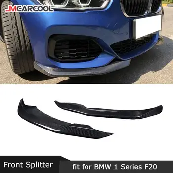 skirta BMW 1 serijos F20 M Sport M135i M140i Hečbekas 2016 - 2018 Priekiniai lūpų skirstytuvai Anglies pluošto galvutės smakro apdailos dangteliai