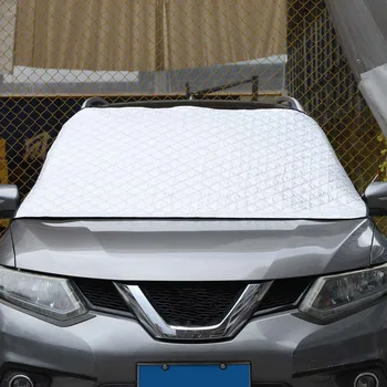skirta Nissan X-Trail 2000-2023 Baltas automobilis Priekinis stiklas Sniegas Apsauga nuo šalčio Dangtis Vėjui atsparus žiemos ledo sniego skydo apdaila Automobilių priedai