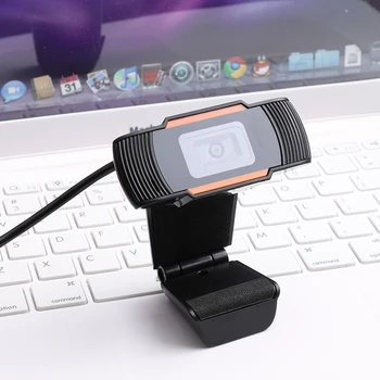 stalinis internetinis kamera kompiuteris PC HD internetinė kamera su mikrofonu mini USB 2.0 žiniatinklio kamera 720P internetiniam mokymuisi tiesioginės transliacijos vaizdo skambučiai