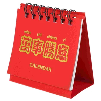 Stalo dekoras Namų ūkio stovimas kalendorius Daily Mini Desk 2024 Small Home Supplies Office