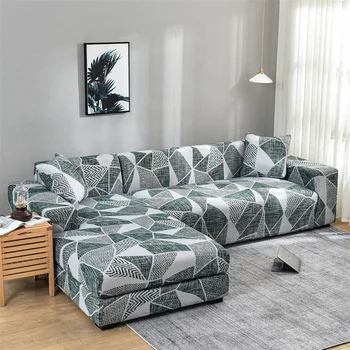 stretch geometrinis kampinis sofos užvalkalas naminiams gyvūnėliams sofos užvalkalo sekcija sofos užvalkalas stretch L formos sofa fotelis sofa