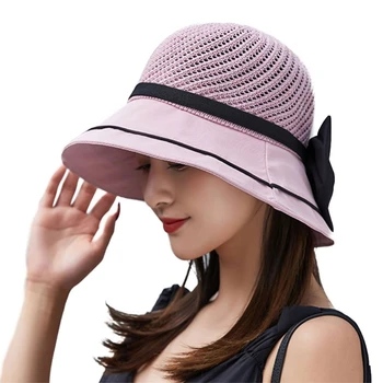 Summer Hat Sweat-Wicking Sunhat Soft Skin-Friendly Outdoor Camping Girl