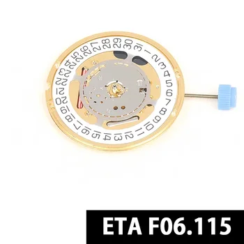 Swiss ETA F06.115 pakeičia F06.111 kvarco judėjimo datą 3 F06111 laikrodžio judėjimo atsarginės dalys