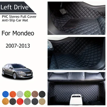 TEGART 【LHD】For Ford For Mondeo 2007-2013 trijų sluoksnių PVC stereo pilno dangtelio neslystantis automobilio kilimėlis