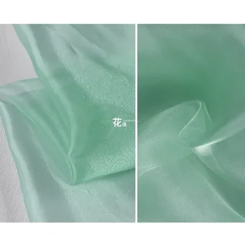 tinklinis audinys Turkis vandens blizgesys verpalai Šviesus skaidrus vestuvinė suknelė Hanfu dizainerio drabužiai Siuvimo audinio poliesterio medžiaga
